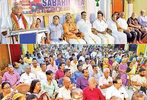 சபரிமலை விவகாரத்தில் கேரள அரசுக்கு தமிழகம் ஆதரவு அளிக்கக்கூடாது எடப்பாடி பழனிசாமியிடம் வலியுறுத்த அய்யப்ப பக்தர்கள் முடிவு