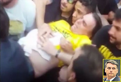 பிரேசிலில் தேர்தல் பிரசாரத்தில் அதிபர் வேட்பாளருக்கு கத்திக்குத்து