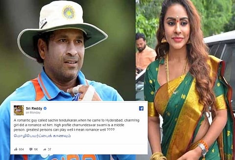 பிரபல கிரிக்கெட் வீரர் மீது பாலியல் புகார் கூறும் ஸ்ரீ ரெட்டி