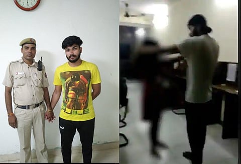 டெல்லியில் இளம்பெண்ணை பலாத்காரம் செய்து தாக்கியவனை போலீஸ் கைது செய்தது