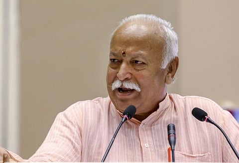 கலப்பு திருமணத்துக்கு ஆர்.எஸ்.எஸ். எதிரி அல்ல - மோகன் பகவத்