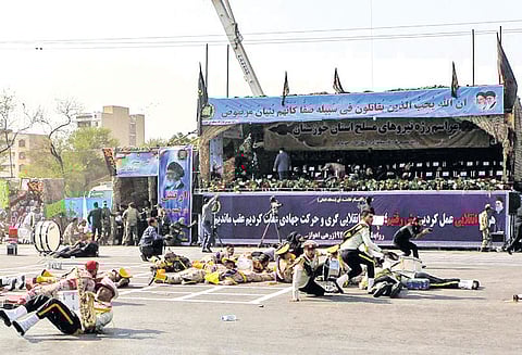 ஈரானில் ராணுவ அணிவகுப்பில் துப்பாக்கிச்சூடு; 24 பேர் பலி