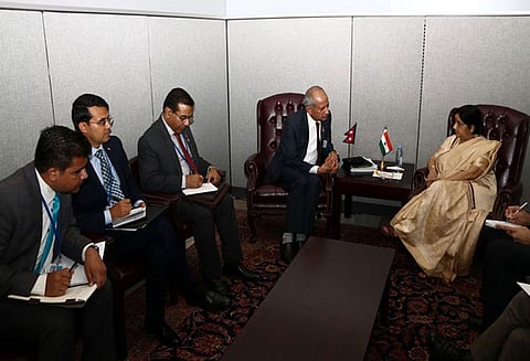 இந்தியா, நேபாள வெளியுறவுத்துறை அமைச்சர்கள் இருதரப்பு பேச்சுவார்த்தை