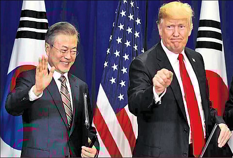 வடகொரிய தலைவரை விரைவில் சந்தித்து பேச்சு வார்த்தை - டிரம்ப் அறிவிப்பு