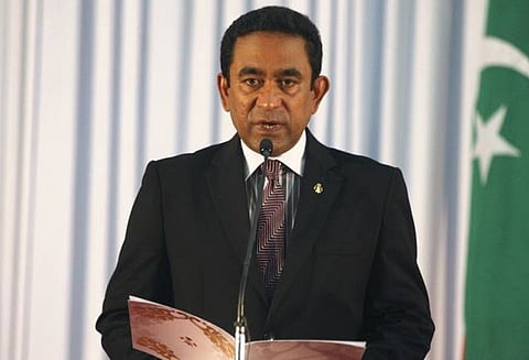 அதிபர் பதவியில் தொடர்ந்து நீடிக்க யாமீன் திட்டம்: மாலத்தீவு எதிர்க்கட்சிகள் குற்றச்சாட்டு