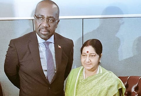 மெகுல் சோக்ஷியை ஒப்படைப்பதில் முழு ஒத்துழைப்பு சுஷ்மாவிடம் ஆன்டிகுவா உறுதி