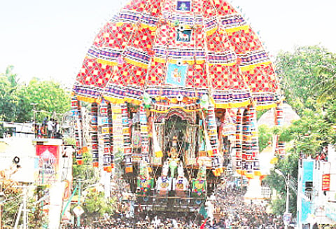 திருவாரூர் தியாகராஜர் கோவில் ஆழித்தேரோட்டம் இன்று நடக்கிறது