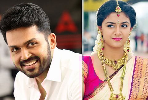 வந்தியதேவன், குந்தவையாக நடிக்கின்றனர் பொன்னியின் செல்வன் படத்தில் கார்த்தி, கீர்த்தி சுரேஷ்