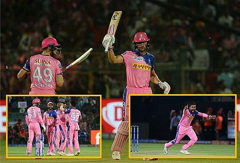 ஐ.பி.எல். கிரிக்கெட் போட்டி: பெங்களூரு அணியை வீழ்த்தி ராஜஸ்தான் ராயல்ஸ் முதல் வெற்றி