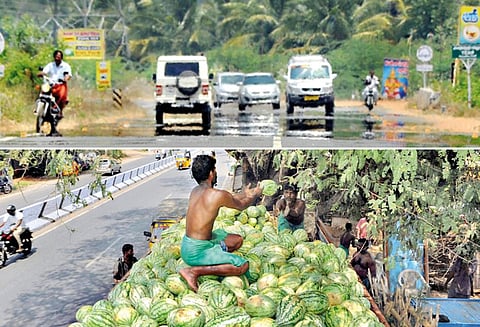அனல் காற்றால் மக்கள் பாதிப்பு, தேனியில் 102 டிகிரி வெயில் வாட்டி வதைத்தது