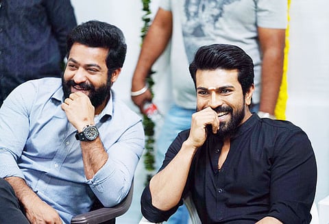 போராளிகளாக என்.டி.ஆர்.- ராம்சரண்