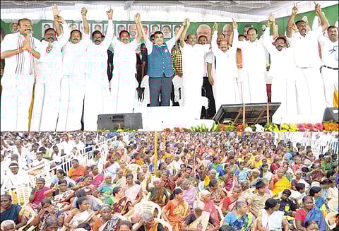 40 தொகுதிகளிலும் அ.தி.மு.க. கூட்டணி வெற்றி பெறும்: தேர்தலுக்கு பிறகு தான் எனது அரசியல் வாழ்க்கை தொடங்கும் மு.க.ஸ்டாலினுக்கு, எடப்பாடி பழனிசாமி பதில்