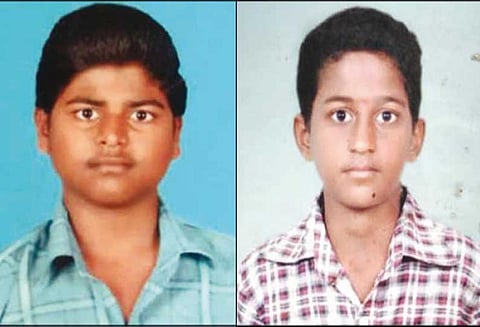 கோபி அருகே பரிதாபம்; குட்டையில் மூழ்கி 2 மாணவர்கள் சாவு