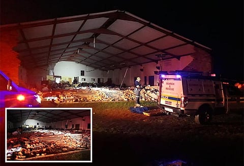 தென்னாப்பிரிக்காவில் தேவாலய சுவர் இடிந்து விழுந்து 13 பேர் உயிரிழப்பு