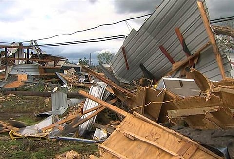 அமெரிக்க மாகாணங்களை புயல் தாக்கியது - 4 பேர் பலி