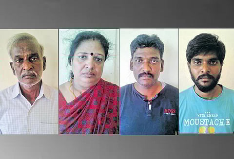 குடிபோதையில் தகராறு செய்த வாலிபர் அடித்து கொலை தாய், தந்தை, சகோதரர்கள் கைது