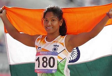 ஹெப்டத்லானில் இந்திய வீராங்கனை ஸ்வப்னாவுக்கு வெள்ளிப்பதக்கம்