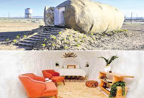 உலகின் மிகப்பெரிய உருளைக்கிழங்கில் தங்கும் விடுதி ஒரு நாள் வாடகை ரூ.14 ஆயிரம்