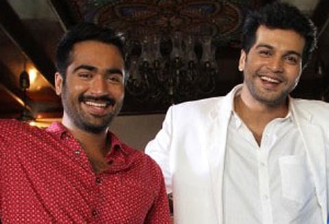 `நேத்ரா' படத்துக்காக வினய்-தமன் உயிரை பணயம் வைத்து நடித்த கார் துரத்தல் காட்சி