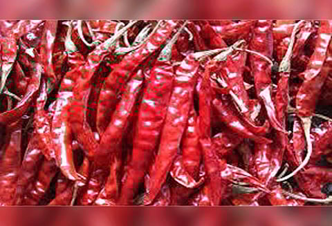 கொளத்தூர் சந்தையில் மிளகாய் வத்தல் விலை உயர்வு