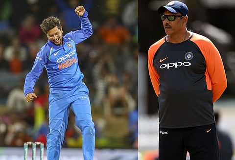 வெளிநாட்டு டெஸ்ட் போட்டிகளில் குல்தீப் யாதவ் எங்களது ‘நம்பர் ஒன்’ சுழற்பந்து வீச்சாளர் - இந்திய பயிற்சியாளர் ரவிசாஸ்திரி பேட்டி