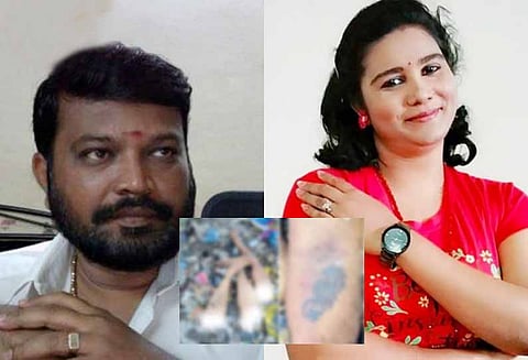 குப்பை கிடங்கில் உடல் பாகங்கள்: துண்டுதுண்டாக கிடந்த பெண் அடையாளம் தெரிந்தது -கணவர் கைது