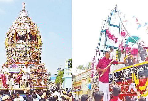 நாகூர் தர்கா கந்தூரி விழா கொடியேற்றத்துடன் தொடங்கியது