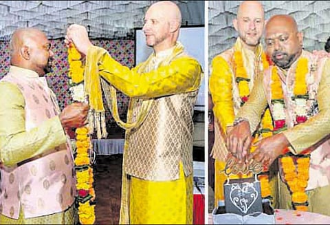 பிரான்ஸ் நாட்டுக்காரருடன் சென்னையை சேர்ந்தவர் ஓரின சேர்க்கை திருமணம்