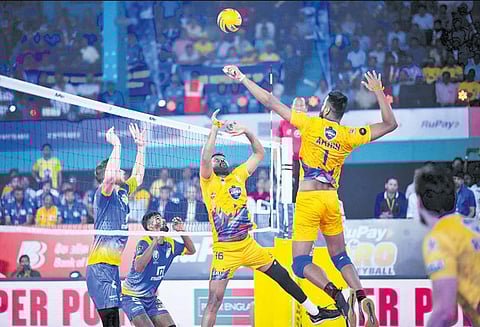 புரோ கைப்பந்து லீக்: கொச்சி அணிக்கு 4-வது வெற்றி