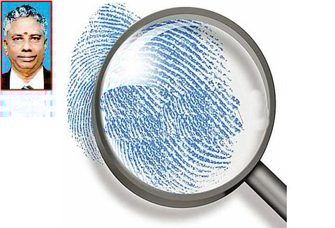 விரல் ரேகை கடவுளின் முத்திரை...!