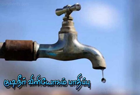 ஆண்டிப்பட்டி பகுதியில் மின்மோட்டார் பழுதால் குடிநீர் வினியோகம் பாதிப்பு