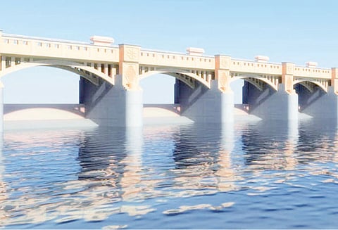 மழை வெள்ளத்தால் உடைப்பு ஏற்பட்ட திருச்சி முக்கொம்பு கொள்ளிடம் ஆற்றில் ரூ.388 கோடியில் புதிய கதவணை