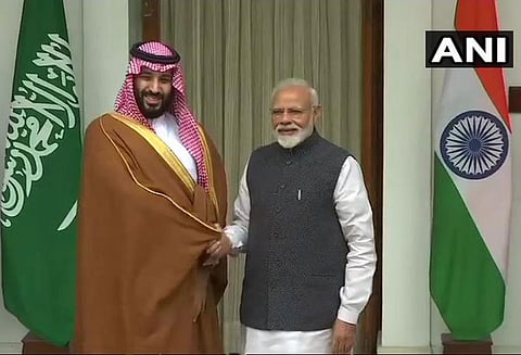 சவுதி அரேபிய பட்டத்து இளவரசருடன் பிரதமர் மோடி சந்திப்பு