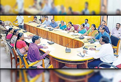 அரசு பொதுத்தேர்வு முன்னேற்பாடு பணிகள் ஆலோசனை கூட்டம்