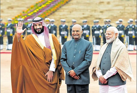 5 ஒப்பந்தங்கள் கையெழுத்து: பயங்கரவாதத்தை ஒழிக்க இந்தியாவுக்கு சவுதி அரேபியா முழு ஒத்துழைப்பு அளிக்கும் - பிரதமர் மோடியிடம் இளவரசர் சல்மான் உறுதி