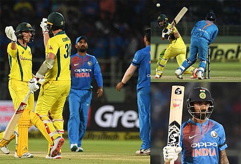 இந்தியாவுக்கு எதிரான முதலாவது 20 ஓவர் கிரிக்கெட்: கடைசி பந்தில் ஆஸ்திரேலியா வெற்றி