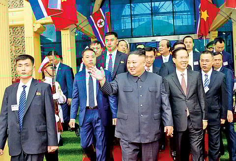 60 மணி நேர ரெயில் பயணம் : வியட்நாம் சென்றடைந்தார் கிம் ஜாங் அன்