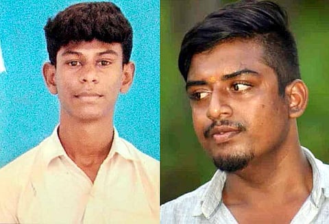 நாய் குறுக்கே வந்ததால் வீபரீதம், மோட்டார் சைக்கிளில் சென்ற கல்லூரி மாணவர்கள் 2 பேர் பலி