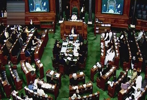 மேகதாது விவகாரத்தில் அமளி: மக்களவையில் இருந்து மேலும் 3 அ.தி.மு.க. எம்.பி.க்கள் இடைநீக்கம் - சபாநாயகர் நடவடிக்கை