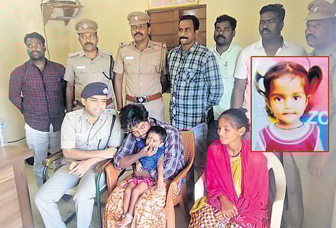 கல்பாக்கம் அருகே கடத்தப்பட்ட குழந்தை 3 மாதங்களுக்கு பிறகு மீட்பு