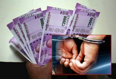 சோழிங்கநல்லூரில் காவலாளியிடம் பணம் பறித்த வாலிபர் போலீசில் ஒப்படைப்பு