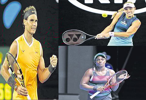 ஆஸ்திரேலிய ஓபன் டென்னிஸ்: பெடரர், வோஸ்னியாக்கி 3-வது சுற்றுக்கு முன்னேற்றம்