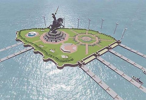 சத்ரபதி சிவாஜி நினைவு சின்னம் அமைப்பதில் தோல்வி ஏன்? பா.ஜனதாவுக்கு, சிவசேனா கேள்வி