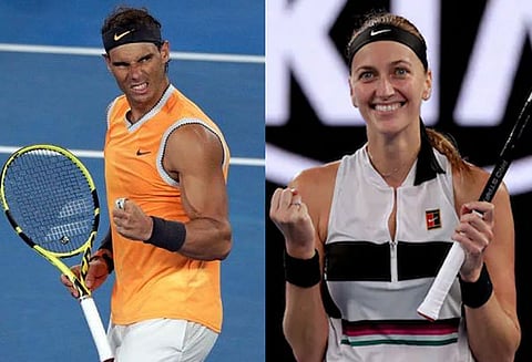 ஆஸ்திரேலிய ஓபன் டென்னிஸ்: அரைஇறுதியில் நடால், கிவிடோவா