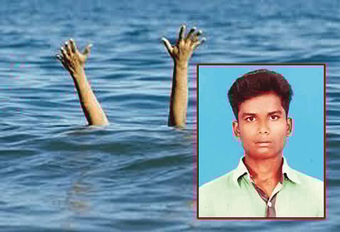 பவானிசாகர் அருகே ஆற்றில் மூழ்கி வாலிபர் சாவு நண்பருடன் குளித்தபோது பரிதாபம்