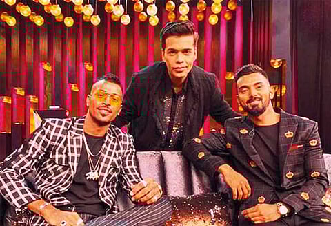 பாண்ட்யா, கே.எல் ராகுல் சர்ச்சை கருத்து: ”பாடம் கற்றுக்கொண்டேன்” கரண் ஜோஹர் கருத்து