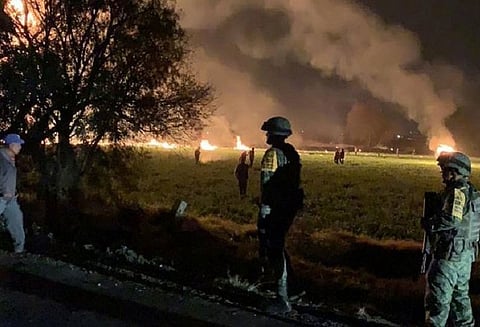 மெக்சிகோவில் எண்ணெய் குழாய் வெடித்த விபத்தில் பலி எண்ணிக்கை 109 ஆக உயர்வு