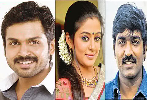 நடிகைகள் பிரியாமணி, நளினி நடிகர்கள் கார்த்தி, விஜய் சேதுபதி உள்பட 201 பேருக்கு கலைமாமணி விருது தமிழக அரசு அறிவித்தது