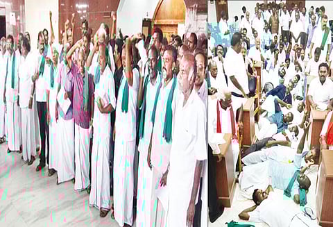 நாகையில் நடந்த குறைதீர்க்கும் கூட்டத்தில் இருந்து விவசாயிகள் வெளிநடப்பு ஹைட்ரோ கார்பன் திட்டத்தை ரத்து செய்ய வலியுறுத்தல்