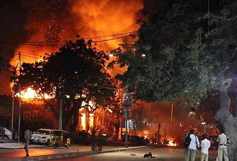 சோமாலியாவில் கார் குண்டு வெடிப்பில் 35 பேர் பலி